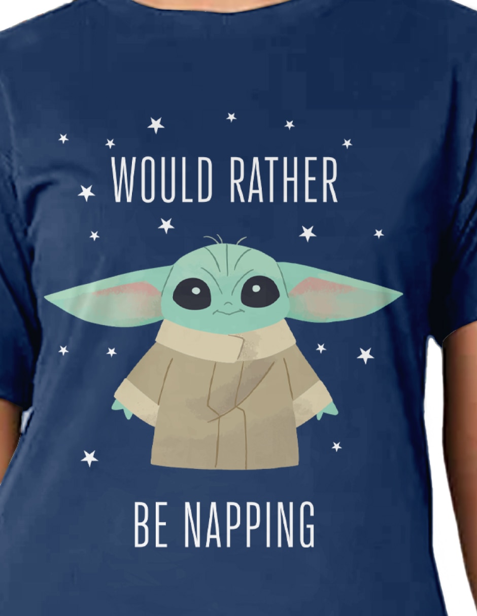 Conjunto pijama Baby Yoda para mujer 3